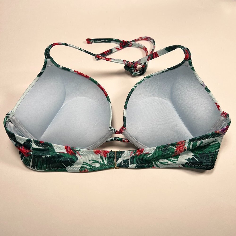 Victoria Secret 38D Bombshell Push Up Bikini Top Adds 2 Cups Miraculous Palm - Picture 3 of 3